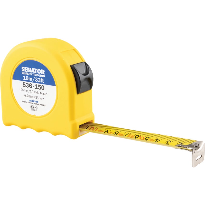 10M/33' Hi-vis Locking Tape - Yellow Case