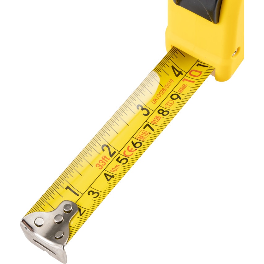 10M/33' Hi-vis Locking Tape - Yellow Case