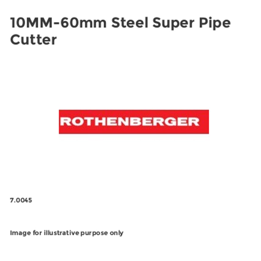 10MM-60mm Steel Super Pipe Cutter 7.0045