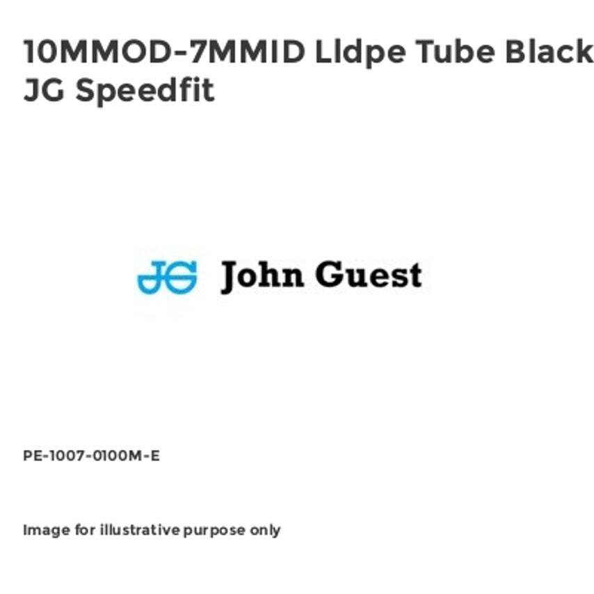 10MMOD-7MMID Lldpe Tube Black JG Speedfit