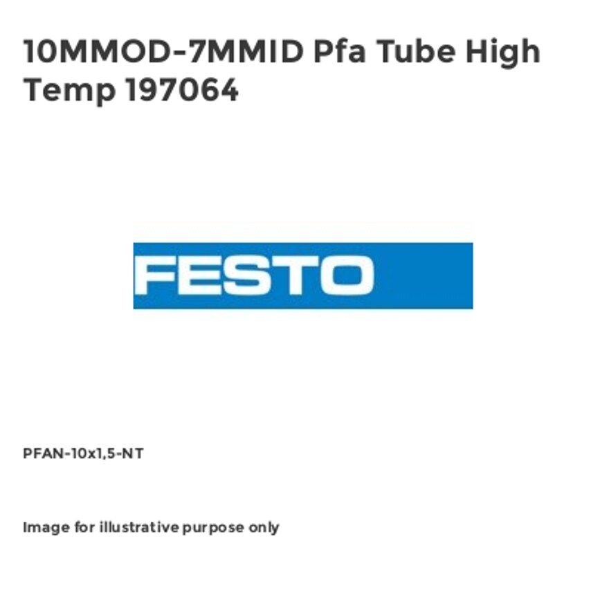 10MMOD-7MMID Pfa Tube High Temp 197064