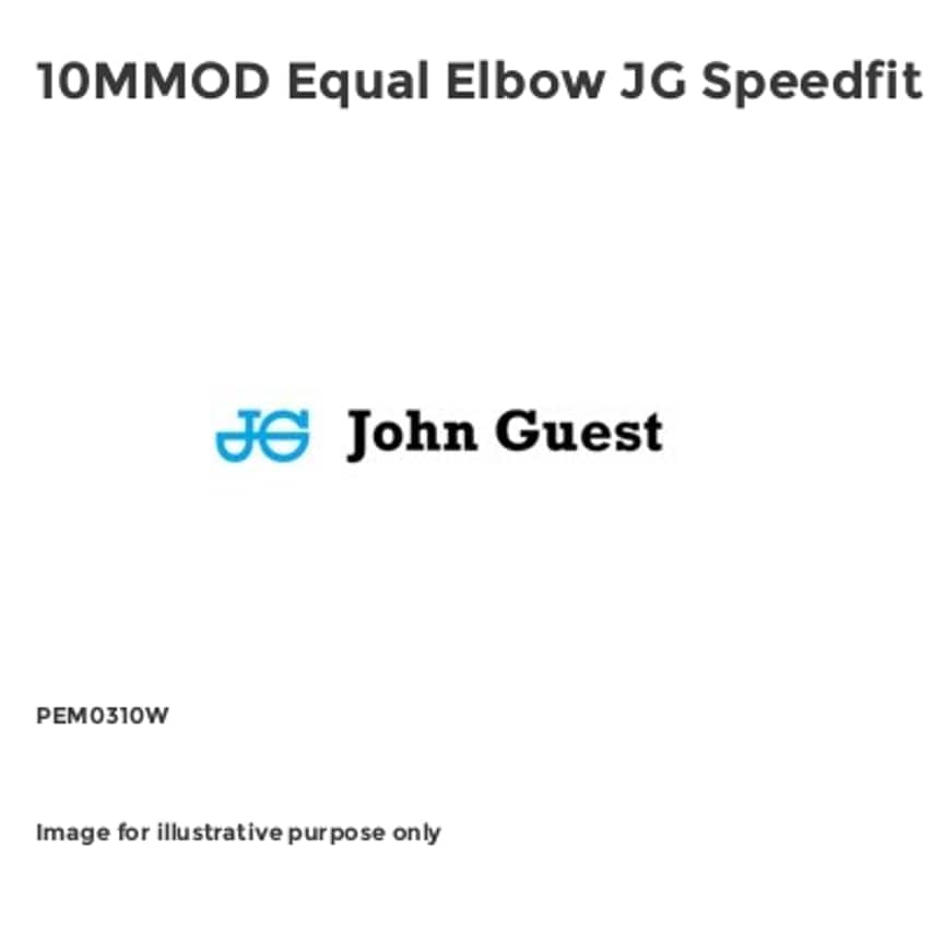 10MMOD Equal Elbow JG Speedfit