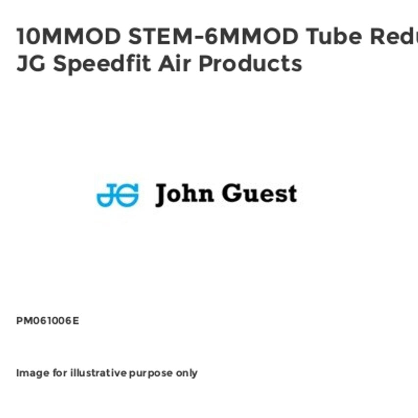 10MMOD STEM-6MMOD Tube Reducer JG Speedfit Air Products