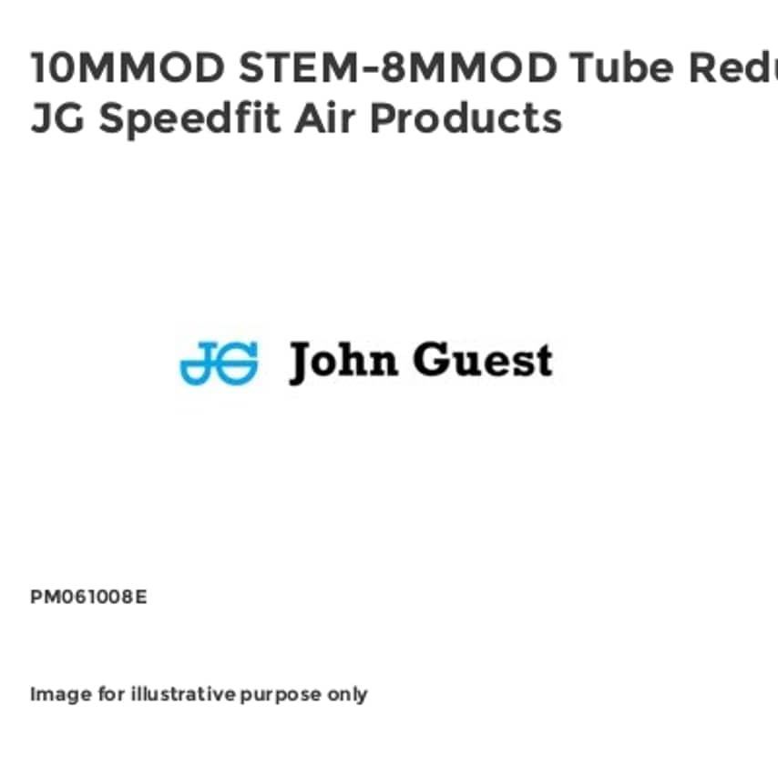 10MMOD STEM-8MMOD Tube Reducer JG Speedfit Air Products