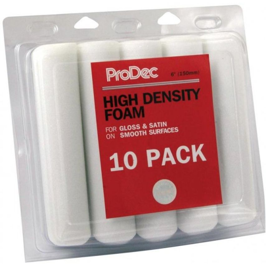 10Pk 6" Hd Foam Mini Rollers