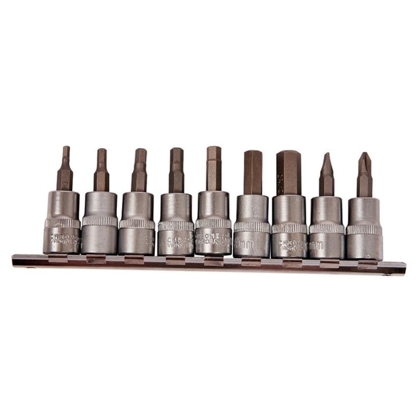 10 Piece 10mm (3/8") Drive Hex Bit Socket Set