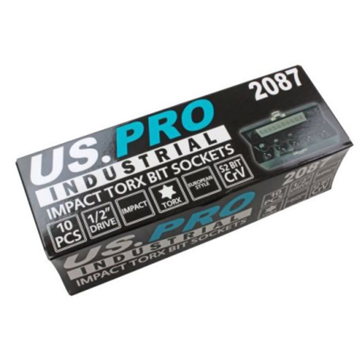 10 Piece 1/2in Drive Impact TORX Bit Socket Set