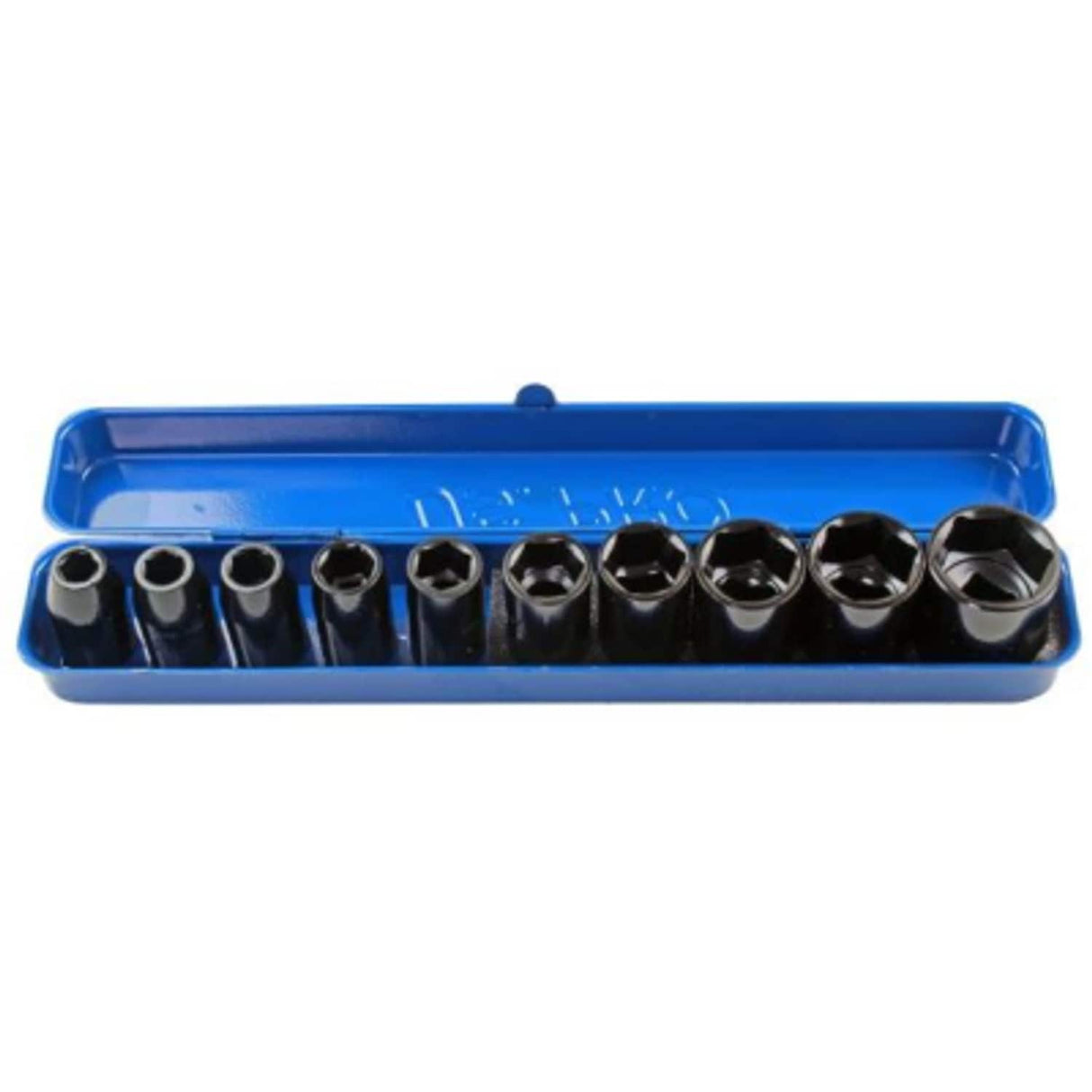 10 Piece 1/2in Drive Shallow Impact Metric Socket Set
