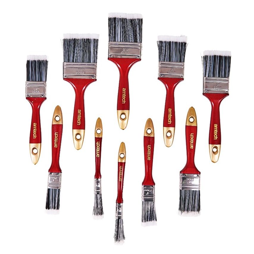 10 Piece Paint Brush Set