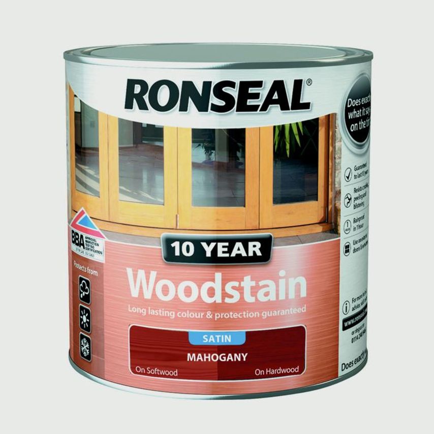10 Year Wood Stain Satin 2.5L Mahogany