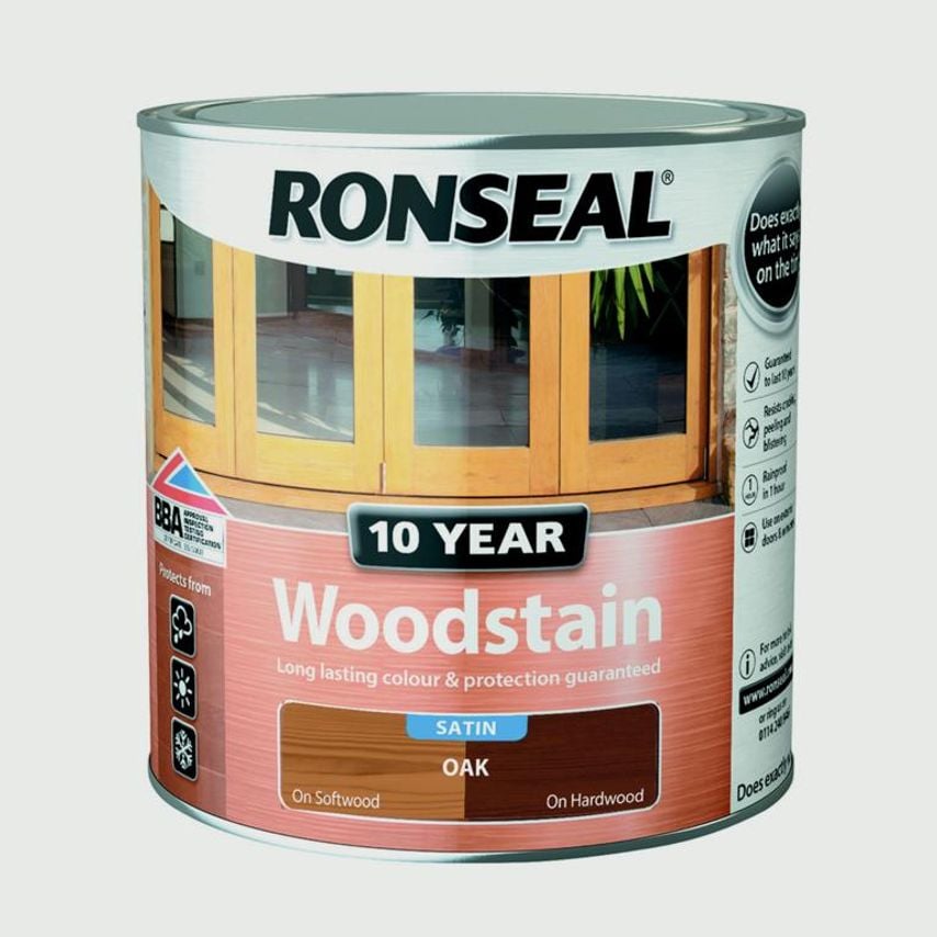 10 Year Wood Stain Satin 2.5L Oak