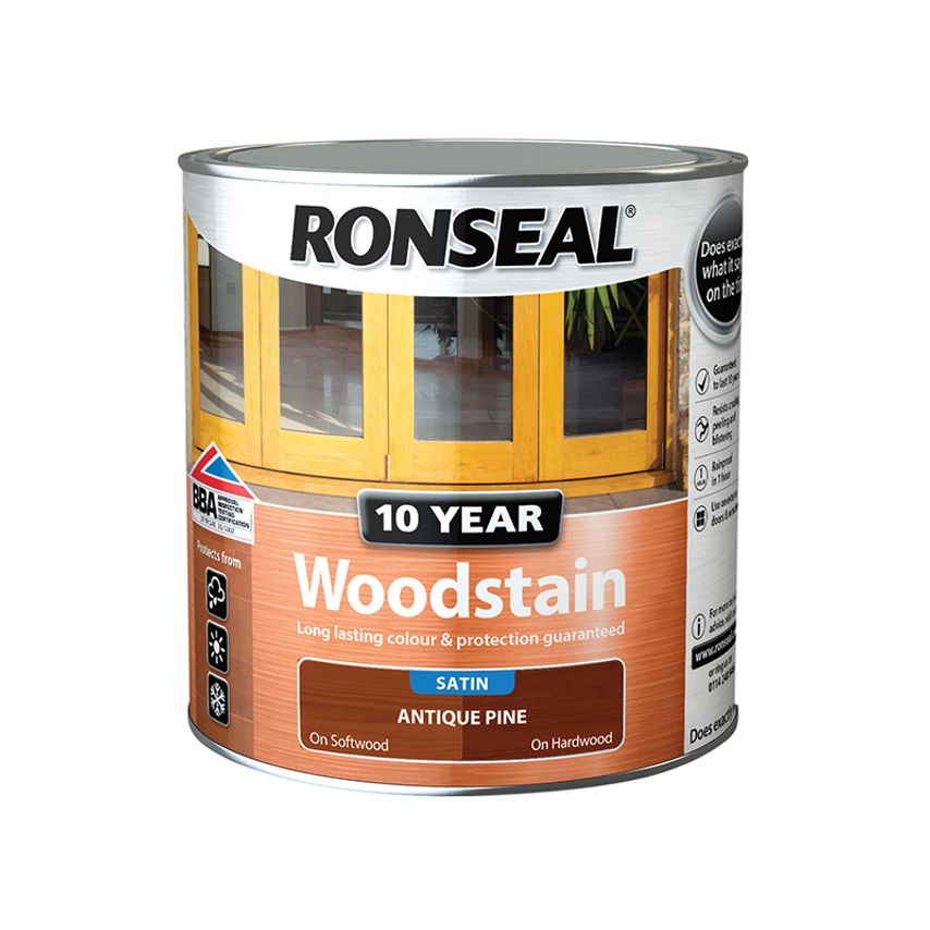 10 Year Woodstain Antique Pine 2.5 litre RSL10WSAP25L