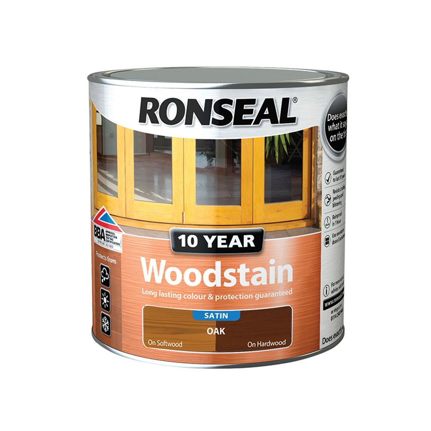10 Year Woodstain Oak 2.5 litre RSL10WSO25L