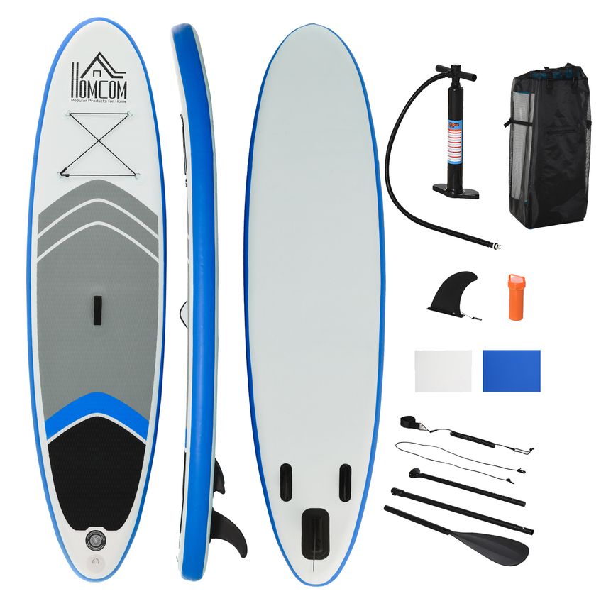 10ft Inflatable Stand-Up Paddle Board Sup Accessory Carry Bag Paddle Pump Leash
