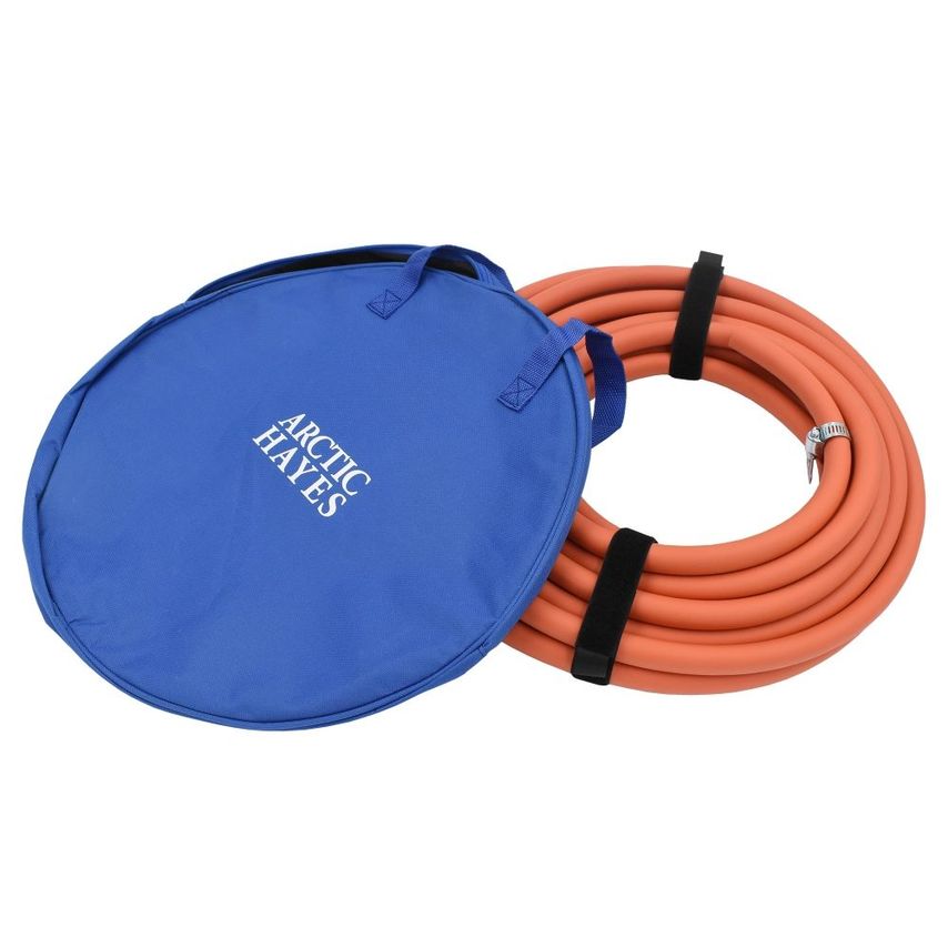 10m Plumbers' Drain Down Hose with Carry Bag Orange/Blue