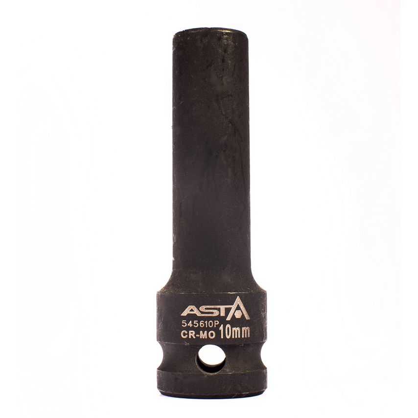 10mm 1/2" Drive Long Impact Socket 12 Point (12PT) Heavy Duty 78mm Length