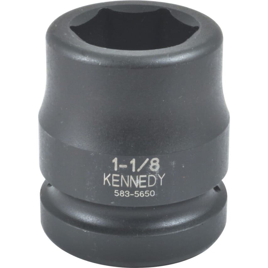 1-1/4" A/F Impact Socket 1" Square Drive