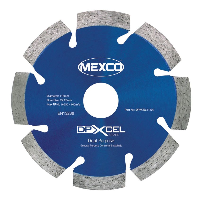 115mm DPXCEL Concrete & Asphalt Diamond Blade