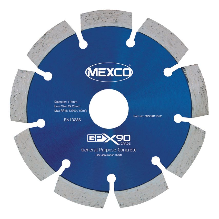 115mm GPX90 Universal Laser Concrete Diamond Blade