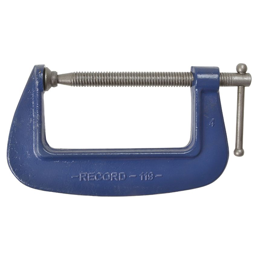 119 Medium-Duty Forged G-Clamp 100mm (4in) REC1194