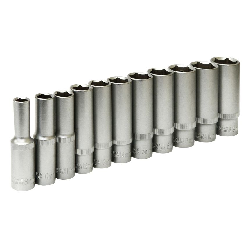 11pc 3/8 Dr Deep Socket Set