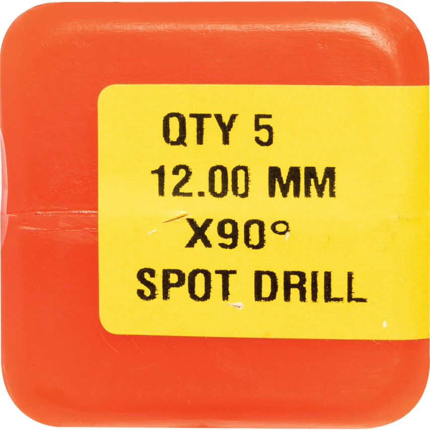 12.00MM 90DEG HSS S/S Spotting Drill