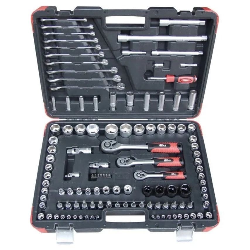 120 Piece 1/4", 3/8" & 1/2" Drive Socket Set