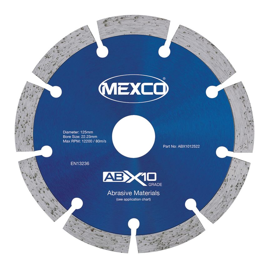 125mm ABX10 Abrasive Material Diamond Blade