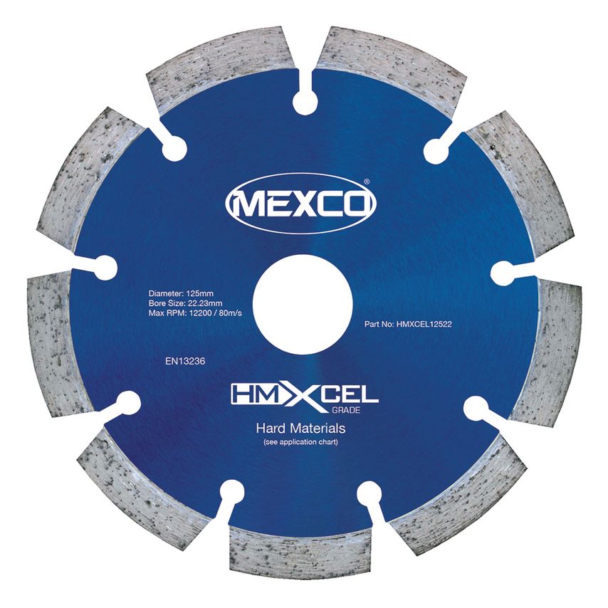 125mm HMXCEL Granite & Clay Diamond Blade