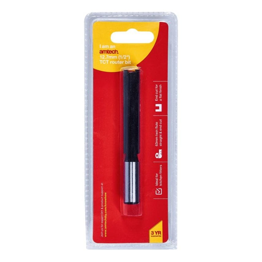 12.7mm X 63mm Router Bit with 1/2" Shank