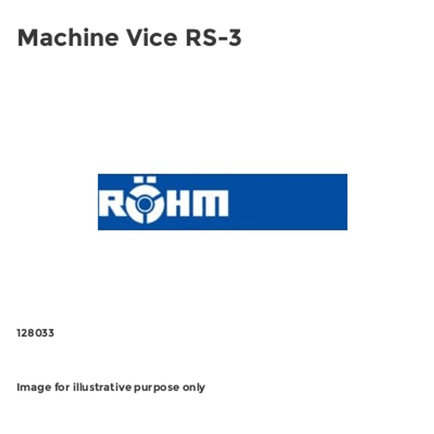 128033 Machine Vice RS-3