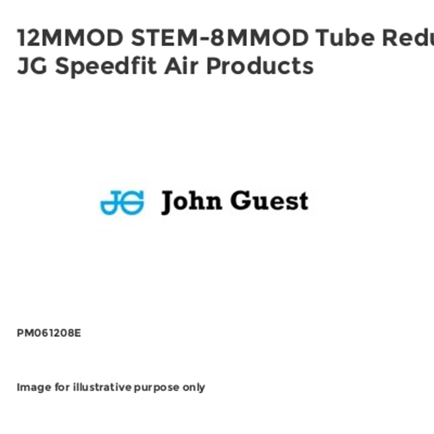 12MMOD STEM-8MMOD Tube Reducer JG Speedfit Air Products