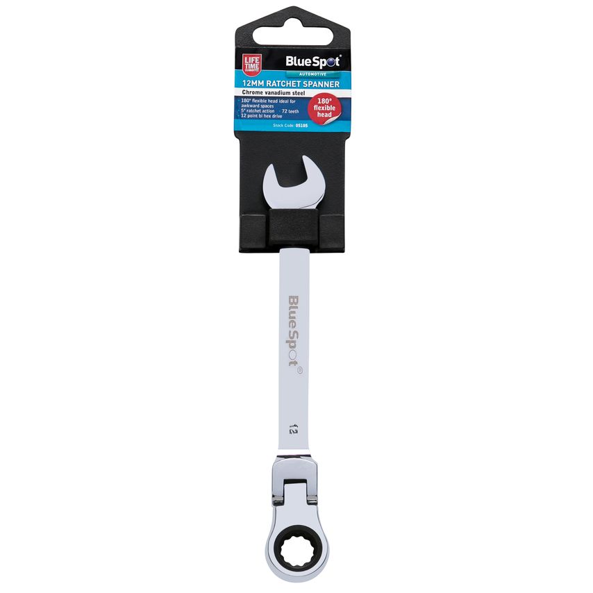 12MM Ratchet Spanner Flexible Head (180)