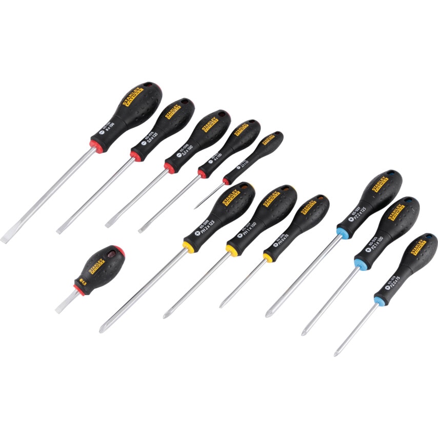 12PC FatMax Screwdriver Set Ph/Pz/Fl/Para UK FMHT65426-0
