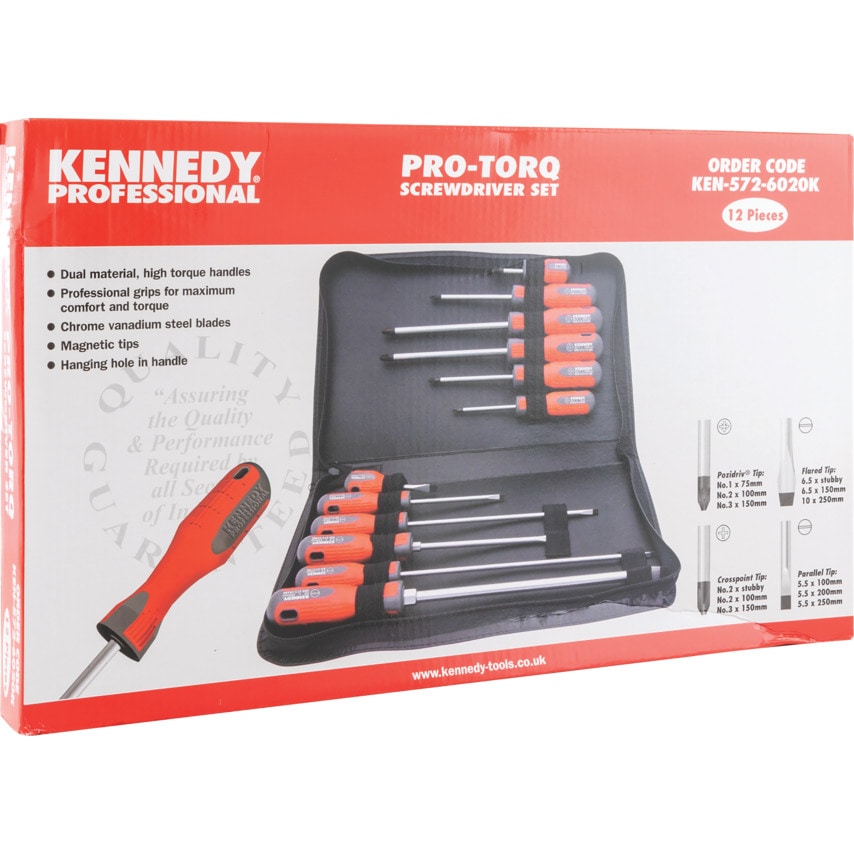 12-Piece Pro-torq Screwdriver Set