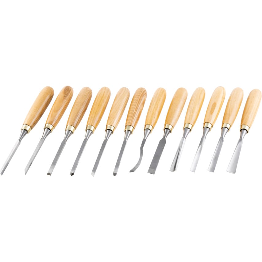12-Piece Wood Carving Tool Set