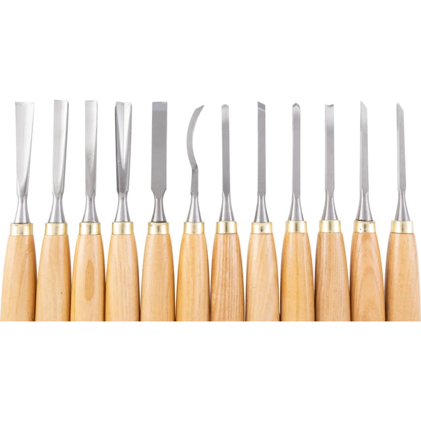 12-Piece Wood Carving Tool Set