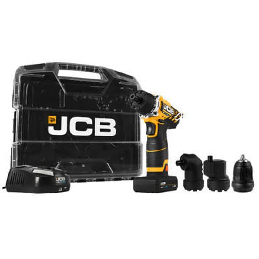 12V 4 in 1 Drill Driver 2.0Ah Batteries in W-boxx 102 Power Tool Case