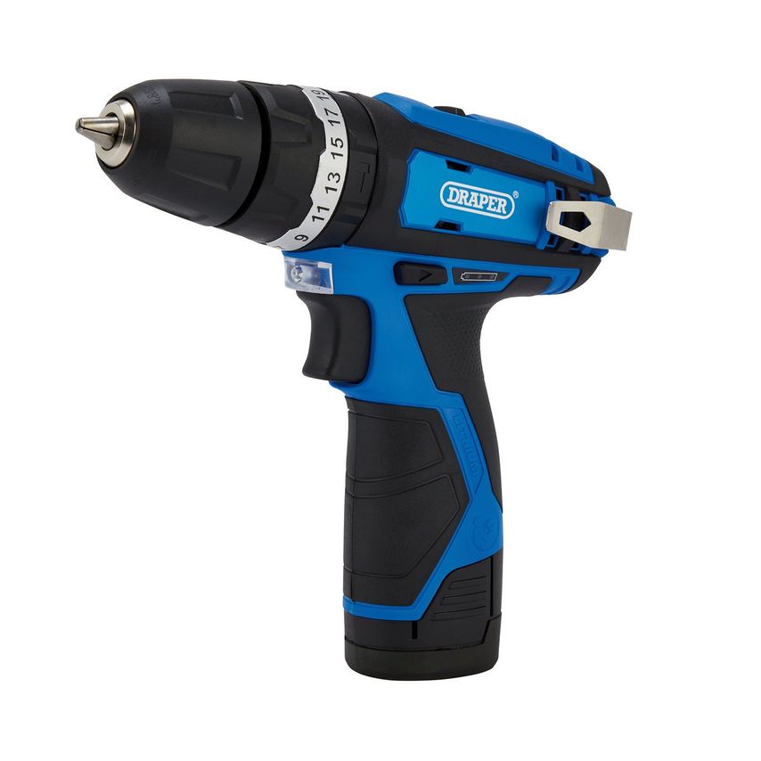 12V Combi Drill and Impact Driver with 2 x 1.5Ah Batteries 1 X Fast Charger