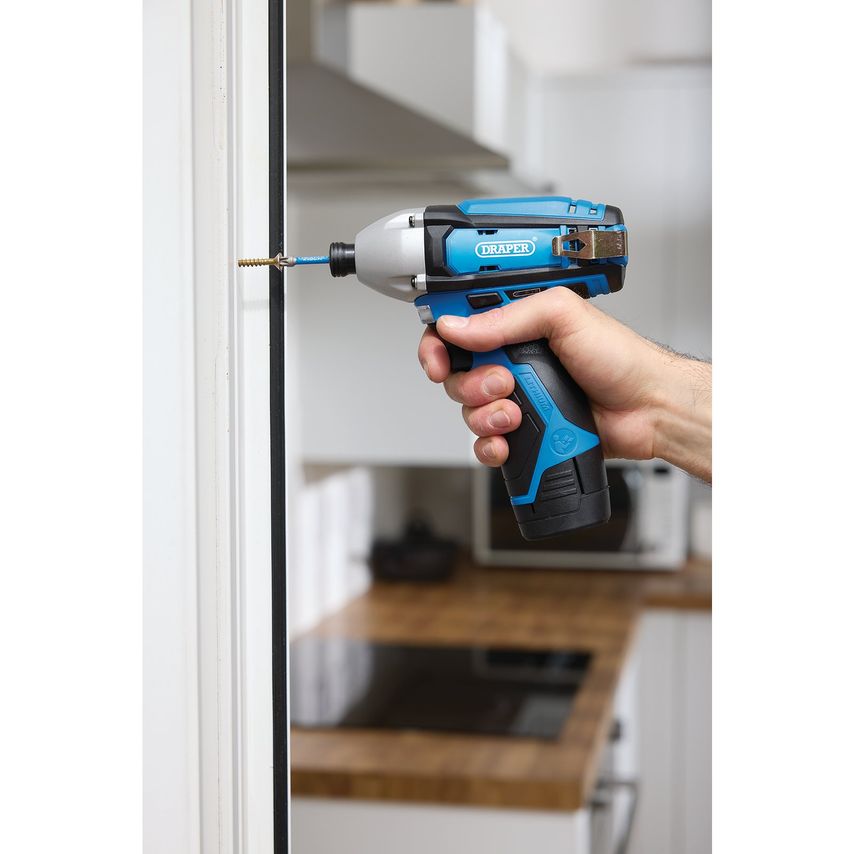 12V Impact Driver 1/4" Hex. 1 x 1.5Ah Battery 1 X Fast Charger