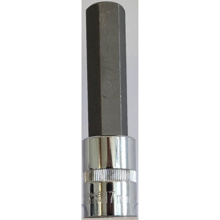 1/2" Drive 17mm Hex Bit Sckt 100mm Long