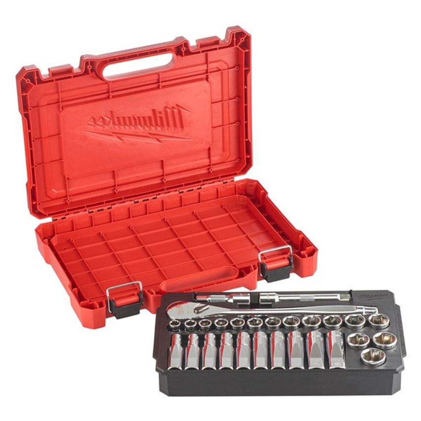 1/2" Drive Ratchet & Socket Set Metric (28pc)