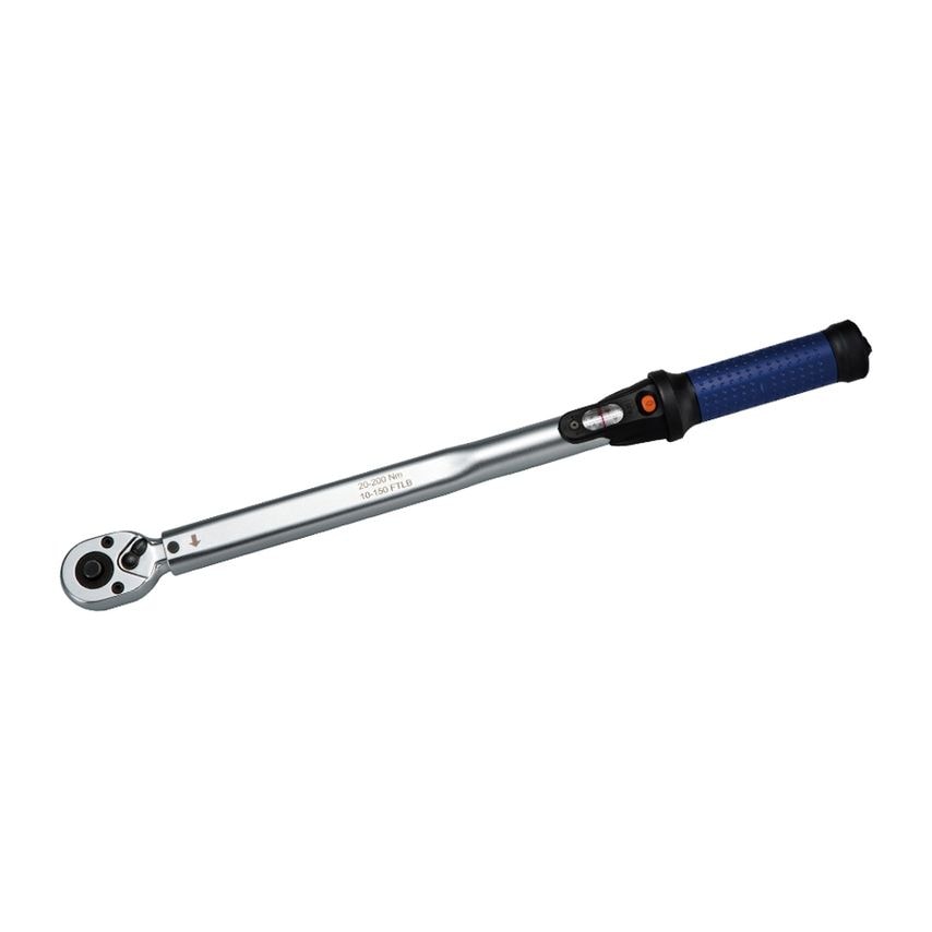 1/2" Drive Torque Wrench 32T 10 -100Nm/8 -75ft-lb Matte Finished +/-3% BS-5227R