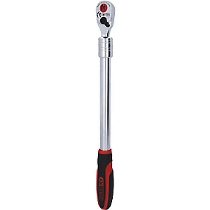 1/2'' Monster Telescopic Reversible Ratchet, 100 Tooth, Red/Black