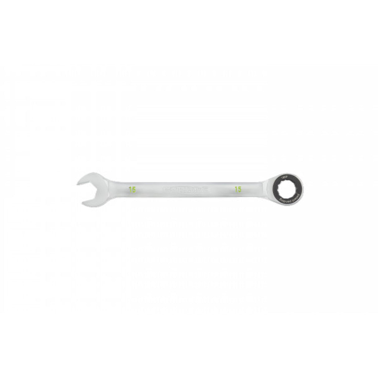 12 PT 15mm 180P Ratcheting Combination Wrench