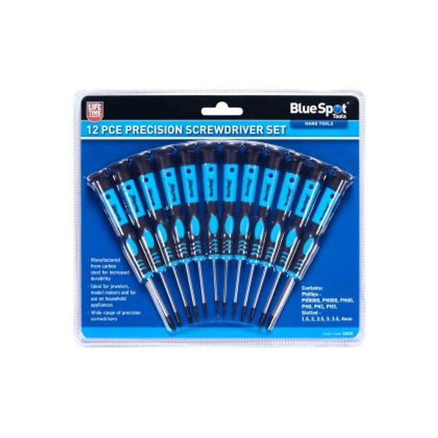 12 Pce Precision Screwdriver Set