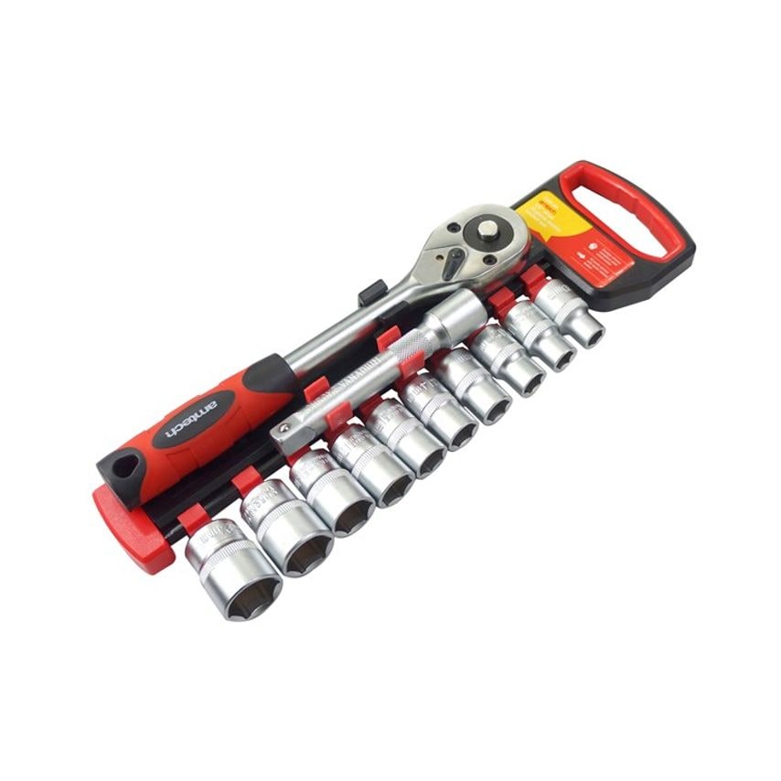 12 Piece 1/2" Drive Metric Socket Set