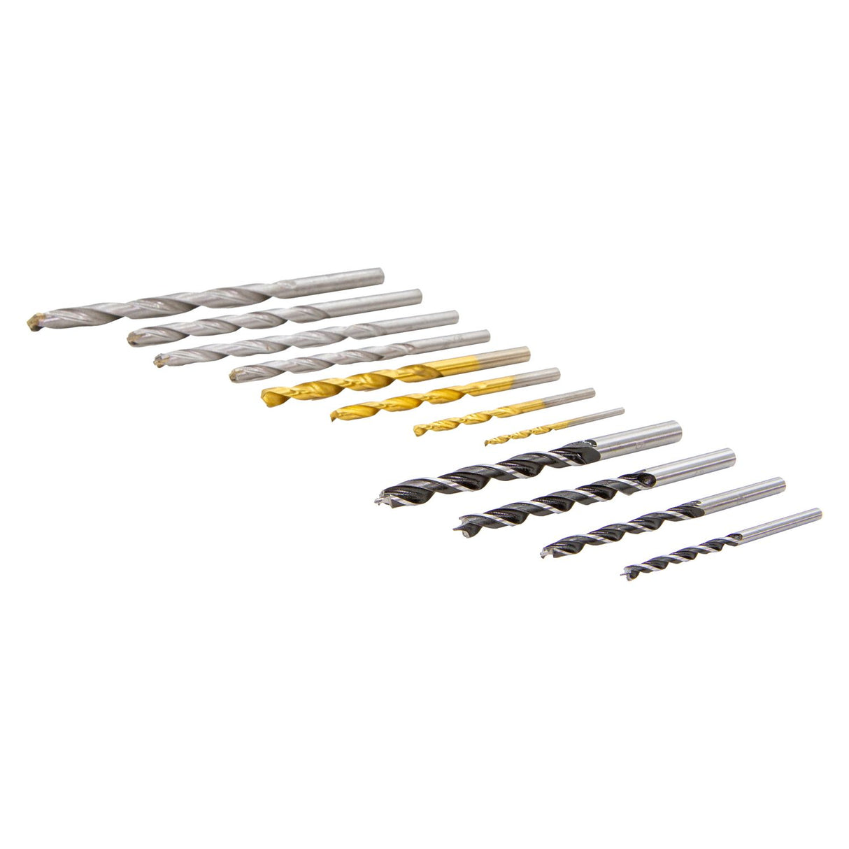 12 Piece Combination Drill Bit Set