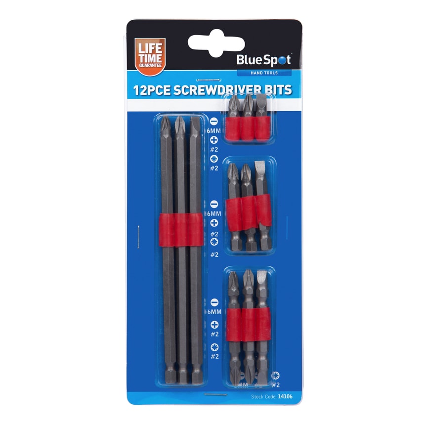 12 Piece Power Bit Set