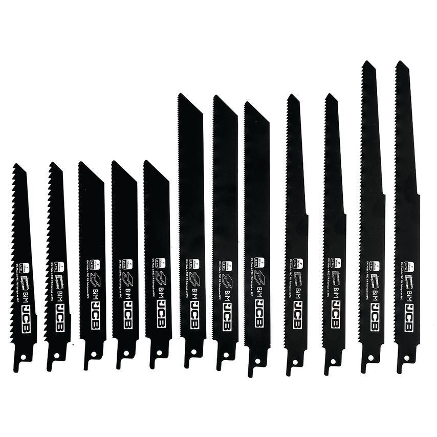 12 Piece Reciprocating Saw Blade Kit
